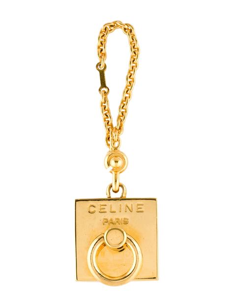 celine keyring|authentic celine keychains.